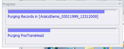 Archive and Purge Status